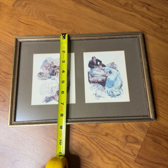 Vintage Framed Art Prints MCM Harrison Fisher Greatest Moments of a Girls Life - Picture 11 of 15